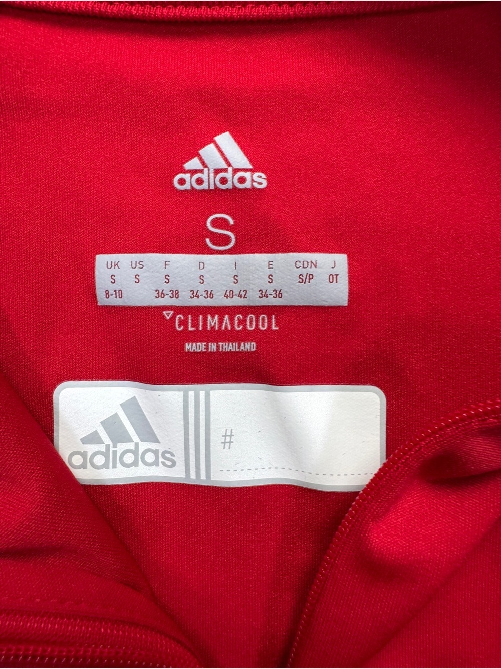adidas Red NC Quarter-Zip Athletic Pullover - Picture 9 of 14